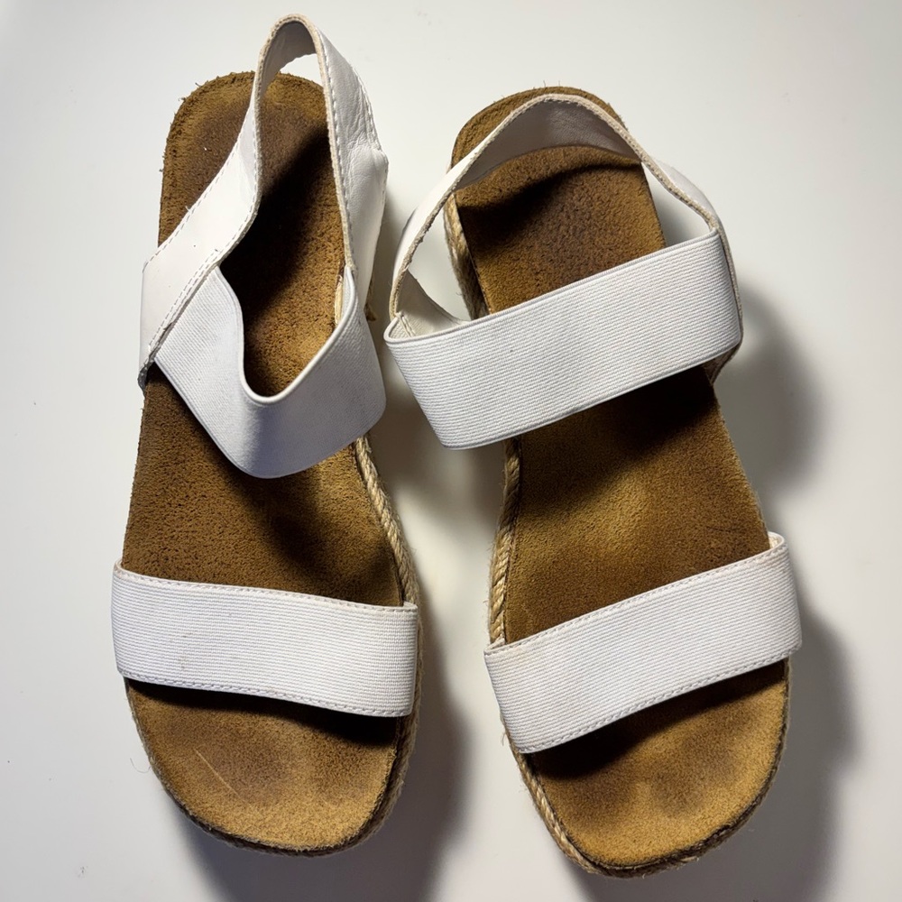 White Steve Madden Wedges